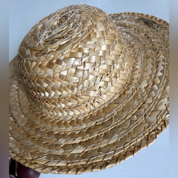 victorian flower wreaths Satin ribbon roses, pinks & green 5 1/2" Set of 2 &hat - Picture 13 of 15